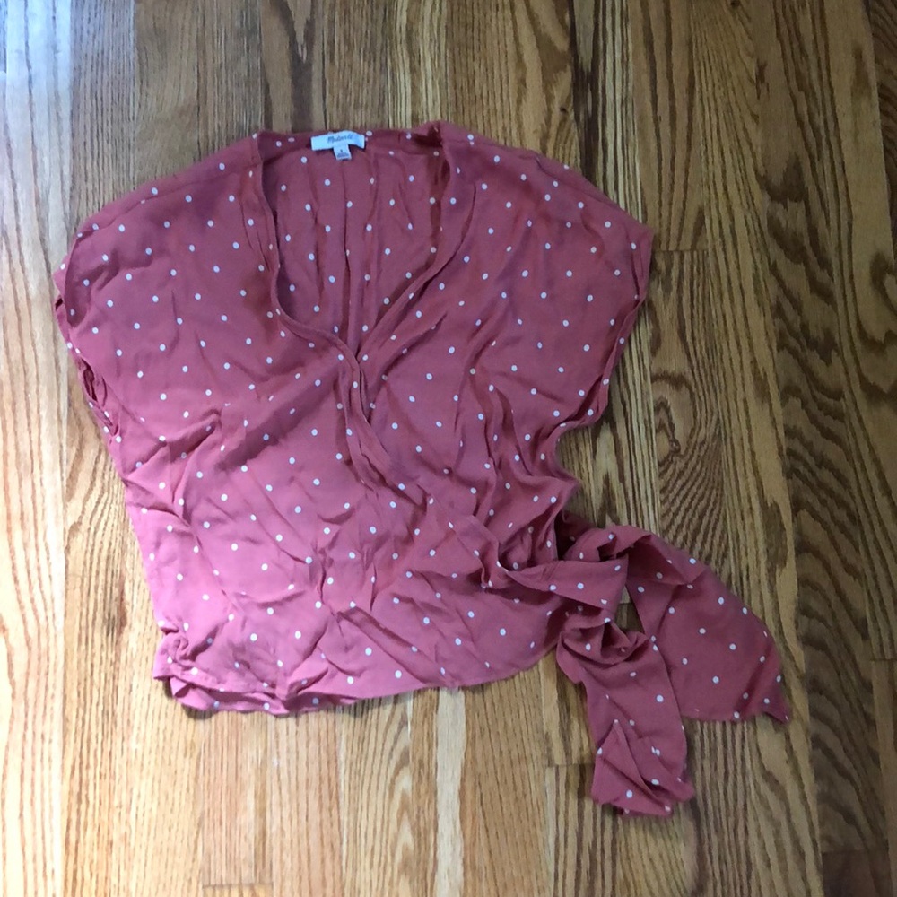 Madewell wrap blouse
